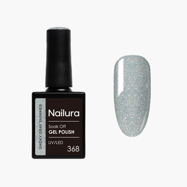 Nailura Geelilakka 368 – Smoky Gray Shimmer – 10 ml