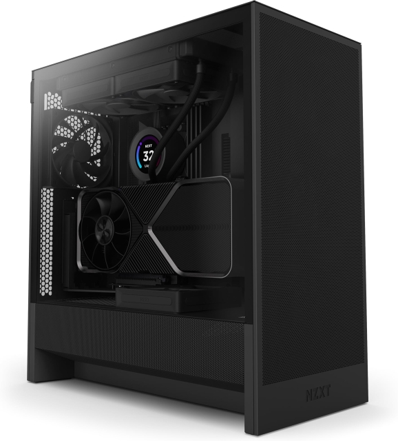 NZXT H5 Flow (2024) ATX-kotelo ikkunalla, musta