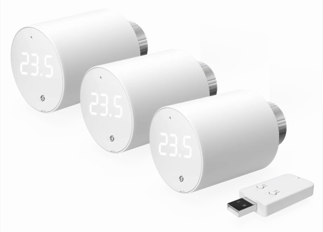 Shelly BLU TRV + BLU Gateway Gen3 -älytermostaatti, 3 kpl