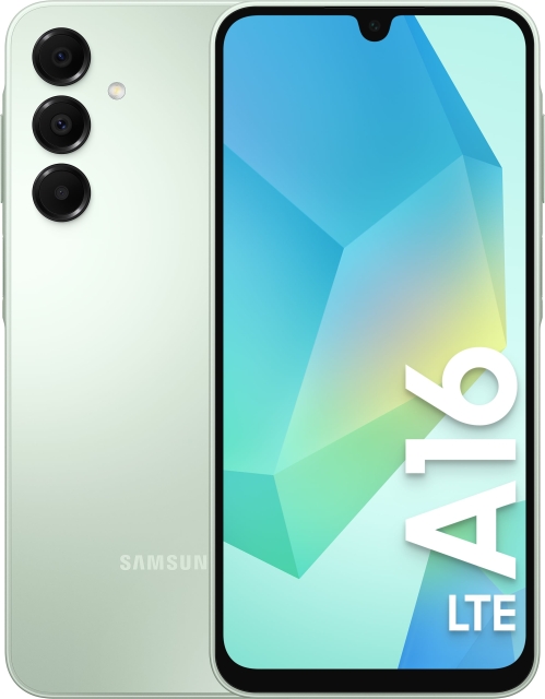 Samsung Galaxy A16 LTE -puhelin, 128/4 Gt, vaaleanvihreä