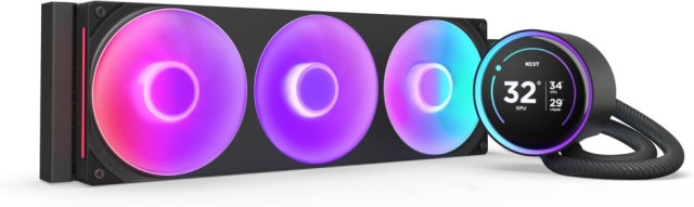 NZXT Kraken Elite RGB 360 (2024) -nestejäähdytysjärjestelmä, musta