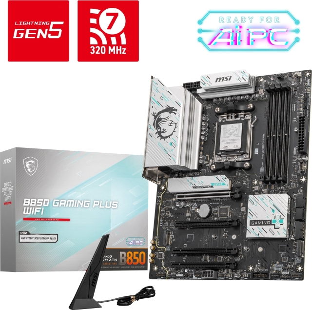 MSI B850 GAMING PLUS WIFI AM5 ATX-emolevy