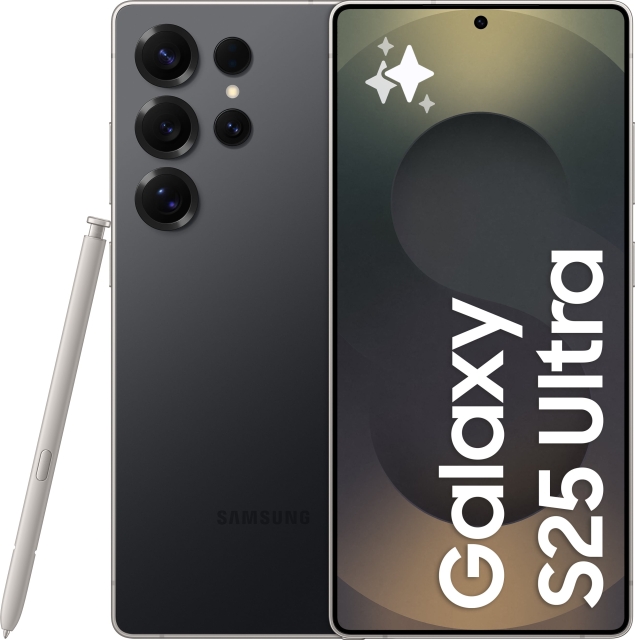 Samsung Galaxy S25 Ultra 5G puhelin, 512/12 Gt, Titanium Black