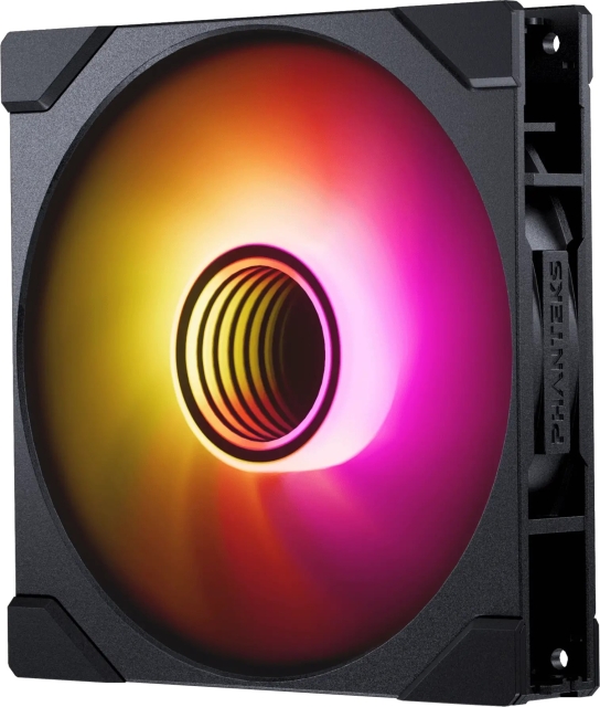Phanteks M25 Gen2 140 mm PWM DRGB Reverse tuuletin, musta