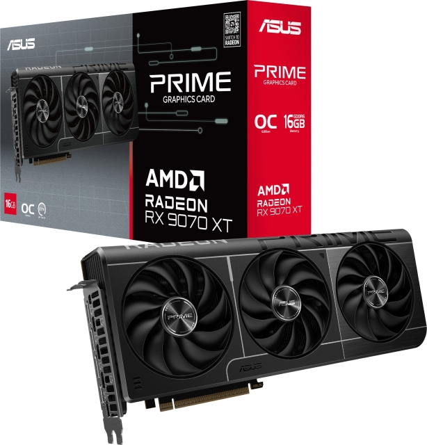 ASUS Prime Radeon RX 9070 XT OC Edition 16 Gt näytönohjain