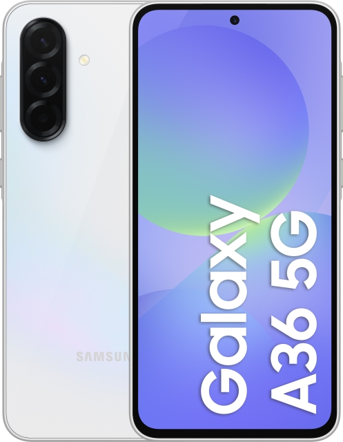 Samsung Galaxy A36 5G puhelin, 128/6 Gt, valkoinen