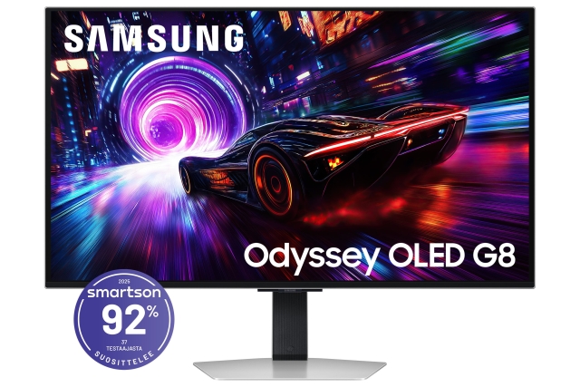 Samsung Odyssey OLED G8 (G81SF) 27" 4K UHD pelinäyttö