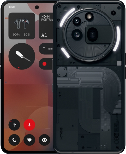 Nothing Phone (3a) Pro puhelin, 256/12 Gt, musta