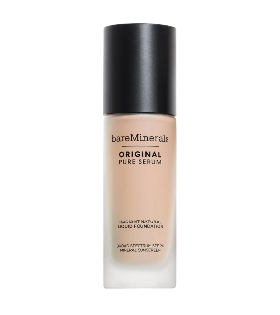 BareMinerals ORIGINAL Pure Serum Radiant Natural -nestemäinen meikkivoide, mineraalinen SPF 20