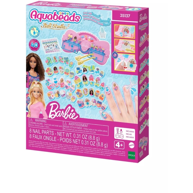Aquabeads – Nail Studio Barbie -suunnittelusetti (35137)