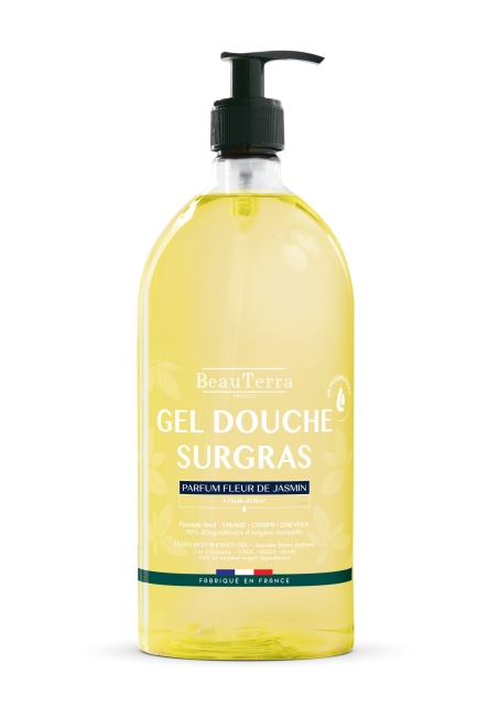 BeauTerra Ultra Rich -suihkugeeli – Fleur de Jasmin – 1 l