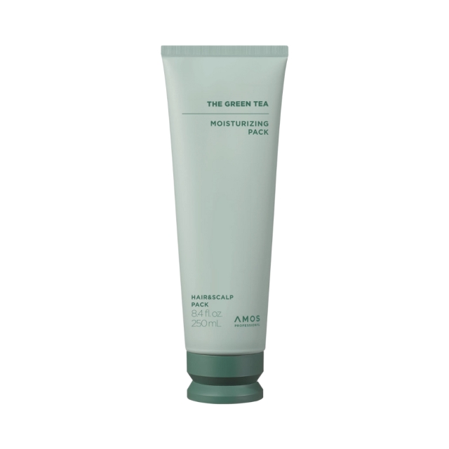 Amos Professional Green Tea Moisturizing Pack - Vihreä - 250 ml