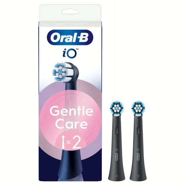 Oral B Borsthuvud iO Gentle Care Black 2st