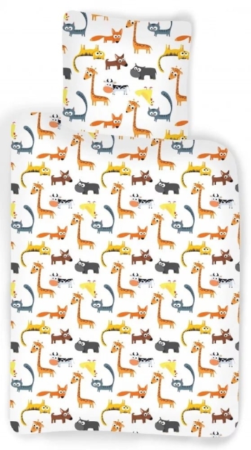 BrandMac Vuodevaatteet – Juniorikoko 100 x 140 cm – Eläimet (1000423)