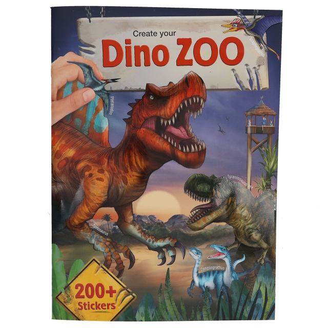 Dino World Värityskirja Create Your DINO ZOO (413606)