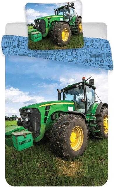 BrandMac Vuodevaatteet – Juniorikoko 100 x 140 cm – Traktori (100091)