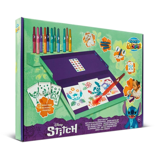 Disney Stitch Stitch - Pöytämallinen ruiskukynäsetti (ST23368V)