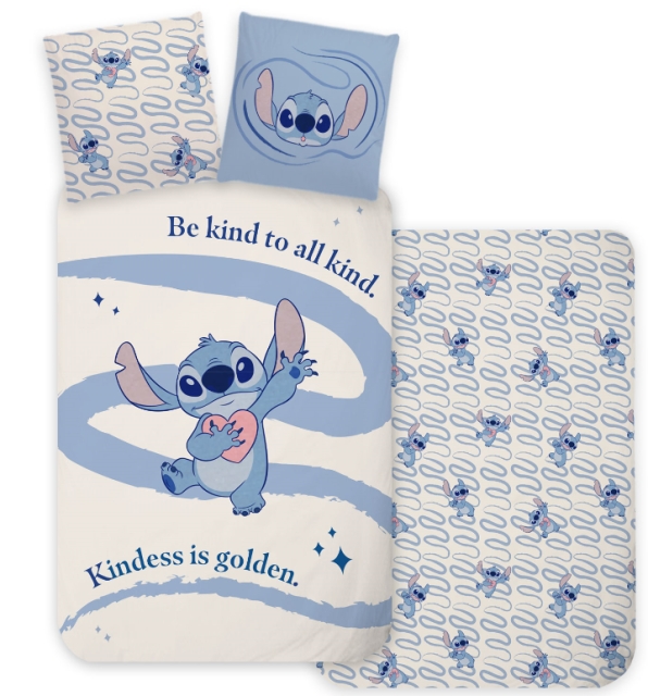 BrandMac Vuodevaatteet – Aikuisten koko 140 x 200 cm – Stitch (1029408)