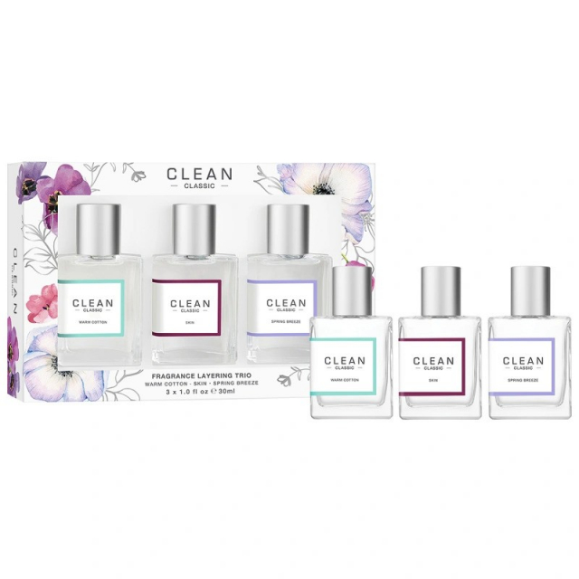 Clean Clean XMAS Classic Layering EdP 3 x 30 ml – lahjasetti