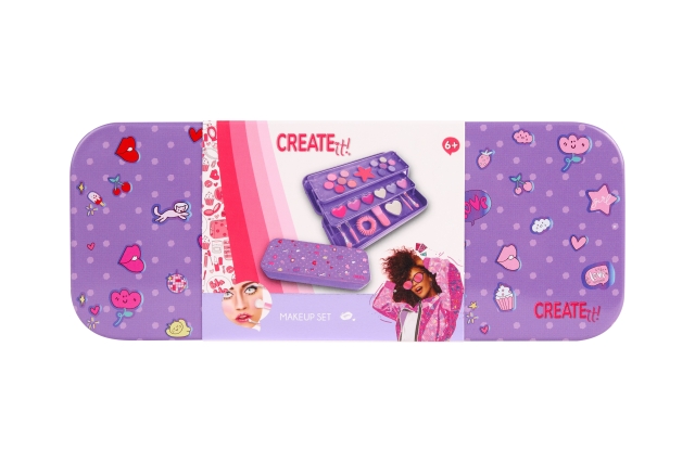 CREATE it! 3-kerroksinen meikkirasia, violetti (884504B)
