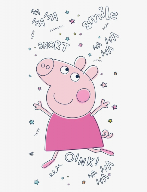 BrandMac Pyyhe – 70 x 140 cm – Peppa Pig (113503)