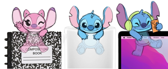 Disney Stitch Attachmeez-valikoima (302-46451)