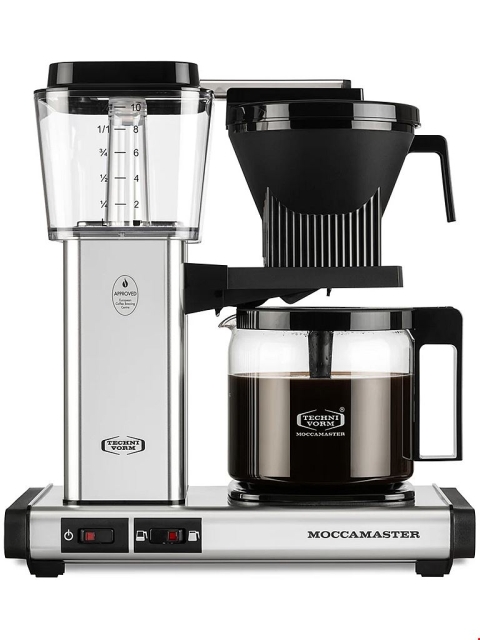 Moccamaster Kaffebryggare Moccamaster Optio Polished Silver Moccamaster
