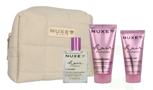 Nuxe Hair Prodigieux Set 110 ml Shampoo 50ml /Conditioner 30ml  /Pre-Shampoo Mask 30ml