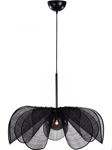 Markslöjd Taklampa STYRKA 1L 75 cm Svart/ Rök Markslöjd