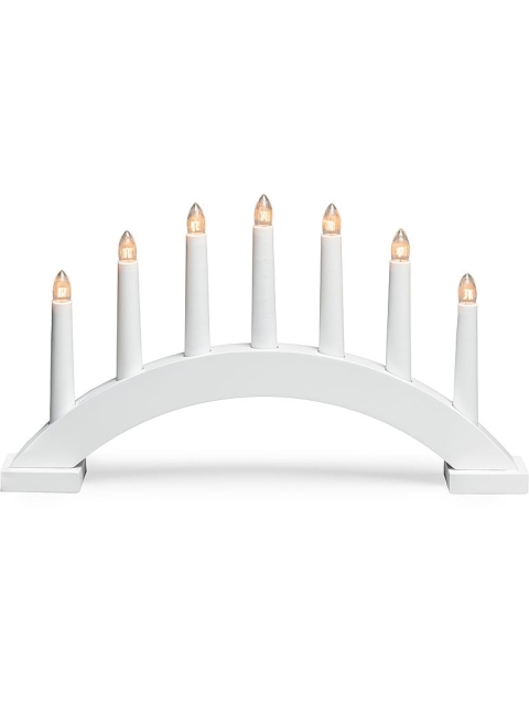 Konstsmide Elljusstake 7-arm 3972-210 7 ljus vit Konstsmide