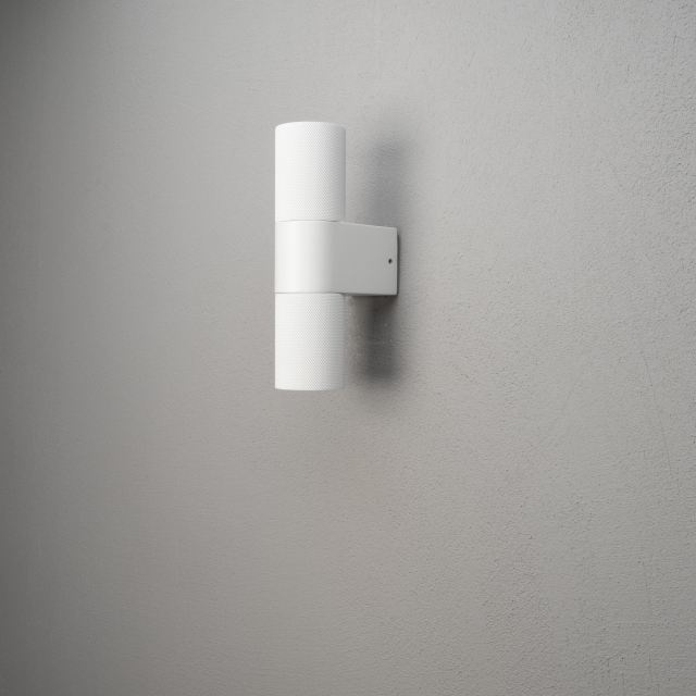 Konstsmide Vägglampa Temi upp/ner GU10 vit Konstsmide