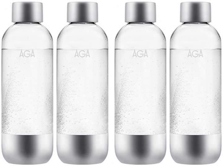 4-pack AGA AQVIA Stål 1L, PET-flaska ryhmässä KOTI, TALOUS JA PUUTARHA / Kodinkoneet / Vesi ja mehu / Hiilihapotuslaitteet / Tarvikkeet @ TP E-commerce Nordic AB (38-11697PKT2)