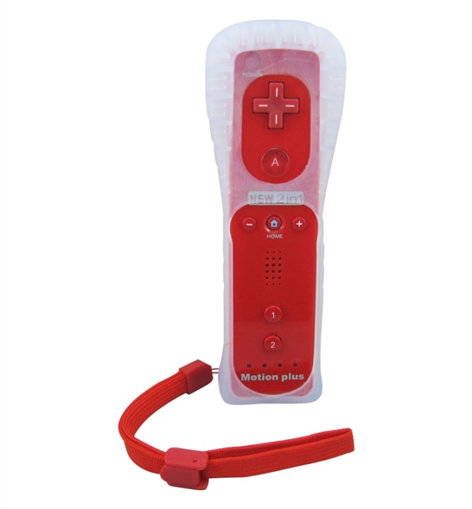 Remote till Wii/Wii U, Röd ryhmässä KODINELEKTRONIIKKA / Pelikonsolit & Tarvikkeet / Nintendo Wii @ TP E-commerce Nordic AB (38-12117)