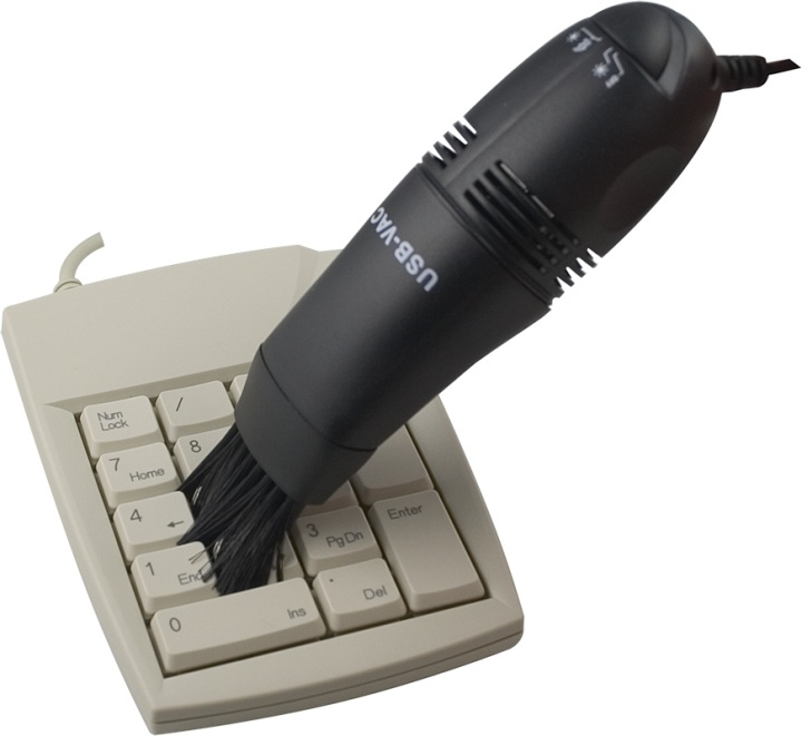 USB-Mini pölynimuri ryhmässä TIETOKOONET & TARVIKKEET / Tietokonetarvikkeet / Puhdistus @ TP E-commerce Nordic AB (38-12167)