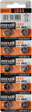 Maxell nappiparisto, LR44, Alkaline, 1,5V, 10-pakkaus ryhmässä KODINELEKTRONIIKKA / Paristot & Laturit / Akut / Nappiparistot @ TP E-commerce Nordic AB (38-15409)