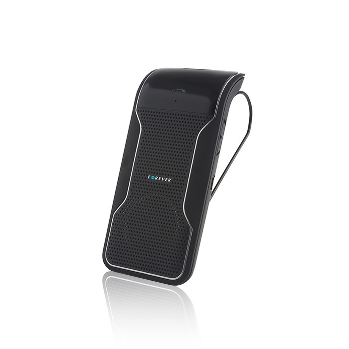Forever BK-100, Bluetooth-kaiutinpuhelin autoon, musta ryhmässä ÄLYPUHELIMET JA TABLETIT / Muut tarvikkeet / Auton handsfree @ TP E-commerce Nordic AB (38-15489)