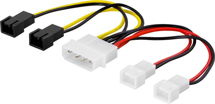 Adapterikaapeli tuulettimille,muuntaa 4-pin -> 2x3-pin 5V, 2x3-pin 12V ryhmässä TIETOKOONET & TARVIKKEET / Kaapelit & Sovittimet / Sisäinen / Virtajohdot & Sovittimet @ TP E-commerce Nordic AB (38-16260)