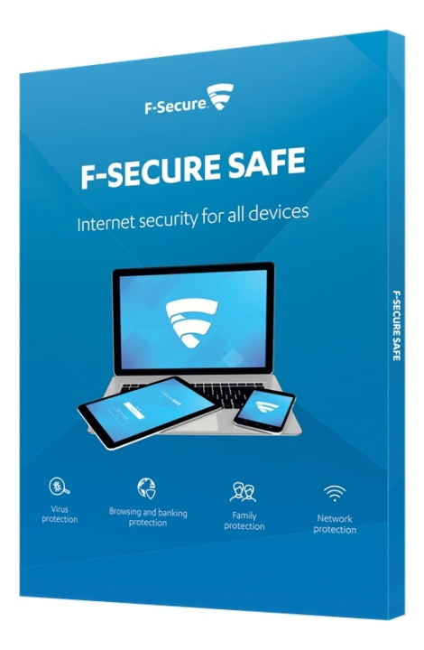 F-Secure SAFE, pilvipohjainen reaaliaika suoja, yksi laite, 1 vuosi ryhmässä TIETOKOONET & TARVIKKEET / Tietokonetarvikkeet / Software @ TP E-commerce Nordic AB (38-16577)