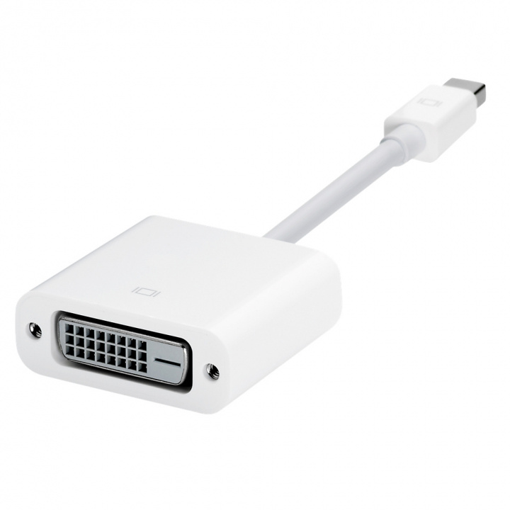 Apple Mini DP till DVI adapter, vit ryhmässä TIETOKOONET & TARVIKKEET / Kaapelit & Sovittimet / DisplayPort / Sovittimet @ TP E-commerce Nordic AB (38-16709)