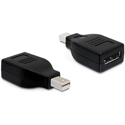 DeLOCK sovitin mini DisplayPort > DisplayPort, musta ryhmässä TIETOKOONET & TARVIKKEET / Kaapelit & Sovittimet / DisplayPort / Sovittimet @ TP E-commerce Nordic AB (38-16715)