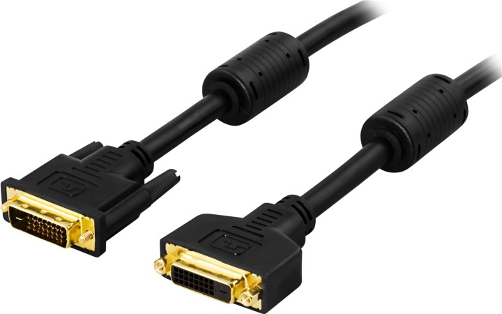 DVI jatkokaapeli Dual Link, DVI-D u - n 2m ryhmässä TIETOKOONET & TARVIKKEET / Kaapelit & Sovittimet / DVI / Kaapelit @ TP E-commerce Nordic AB (38-16872)