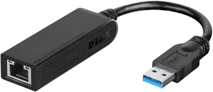 D-Link USB 3.0 to Gigabit Ethernet Adapter ryhmässä TIETOKOONET & TARVIKKEET / Verkko / Verkkokortti / USB @ TP E-commerce Nordic AB (38-18366)