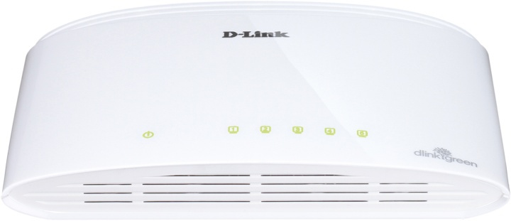 D-Link kytkin, 5x10/100/1000Mbps, RJ45, pöytämalli. ryhmässä TIETOKOONET & TARVIKKEET / Verkko / Kytkimet @ TP E-commerce Nordic AB (38-18465)