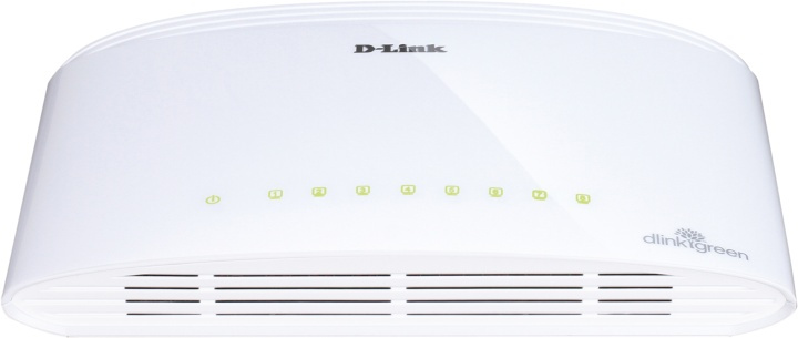 D-Link kytkin, 8x10/100/1000Mbps, RJ45, pöytämalli. ryhmässä TIETOKOONET & TARVIKKEET / Verkko / Kytkimet / 10/100/1000Mbps @ TP E-commerce Nordic AB (38-18466)