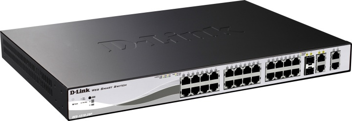 D-Link verkkokytkin, Layer 2, Layer 2, 10/100Mbps, 24xRJ45 PoE Green ryhmässä TIETOKOONET & TARVIKKEET / Verkko / Kytkimet @ TP E-commerce Nordic AB (38-18477)