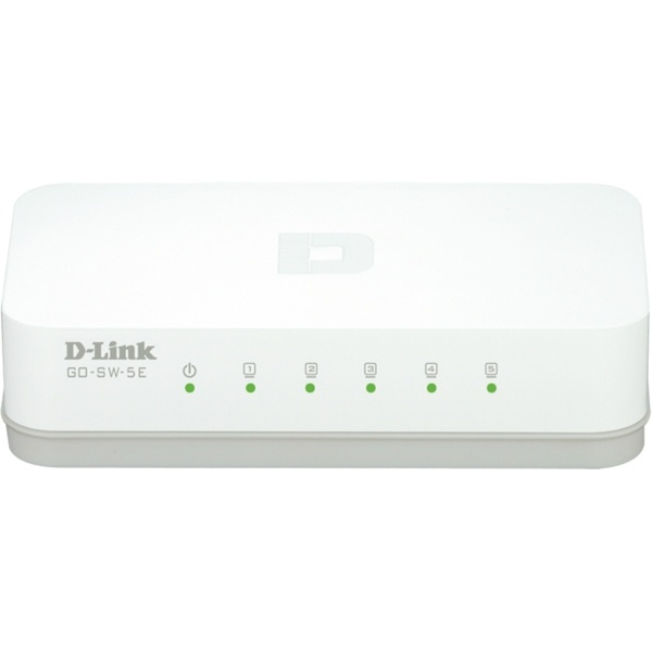 D-link 5-Port Gigabit Easy Desktop Switch, 5-port 10/100Mbps,valkoinen ryhmässä TIETOKOONET & TARVIKKEET / Verkko / Kytkimet / 10/100Mbps @ TP E-commerce Nordic AB (38-18481)