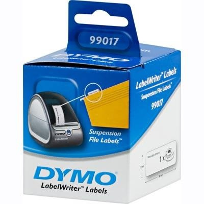 DYMO LabelWriter riippukansioetiketit, 50x12 mm, valk, 1-pakkaus ryhmässä TIETOKOONET & TARVIKKEET / Tulostimet & Tarvikkeet / Tulostimet / Tarratulostimet & Tarvikkeet / Etiketit @ TP E-commerce Nordic AB (38-18589)