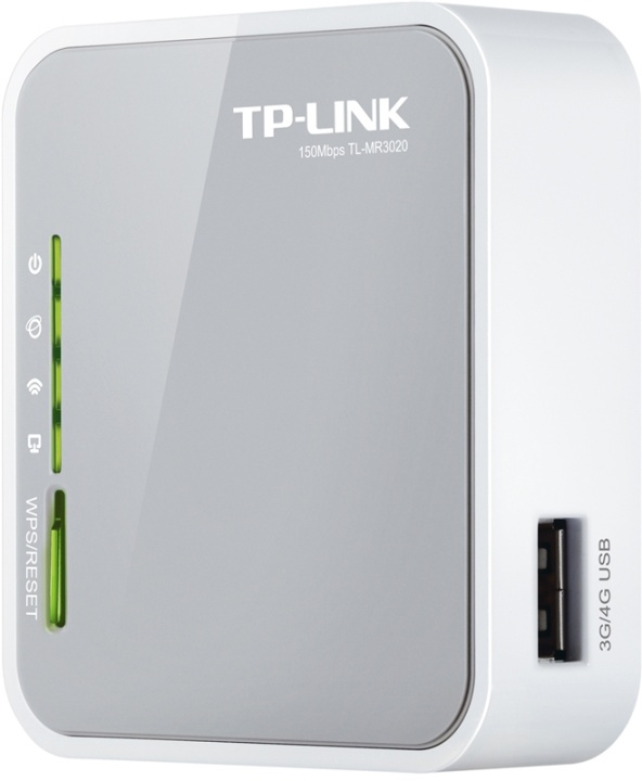 TP-LINK, kannettava langaton 3G-reititin, 802.11n, 150Mbps, USB, RJ45 ryhmässä TIETOKOONET & TARVIKKEET / Verkko / Reititin @ TP E-commerce Nordic AB (38-1893)