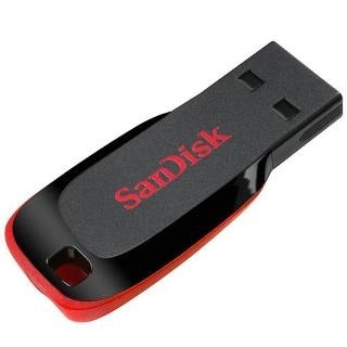 SanDisk Cruzer Blade, USB 2.0-minne (32GB) ryhmässä KODINELEKTRONIIKKA / Tallennusvälineet / USB-muistitikku / USB 2.0 @ TP E-commerce Nordic AB (38-1986)