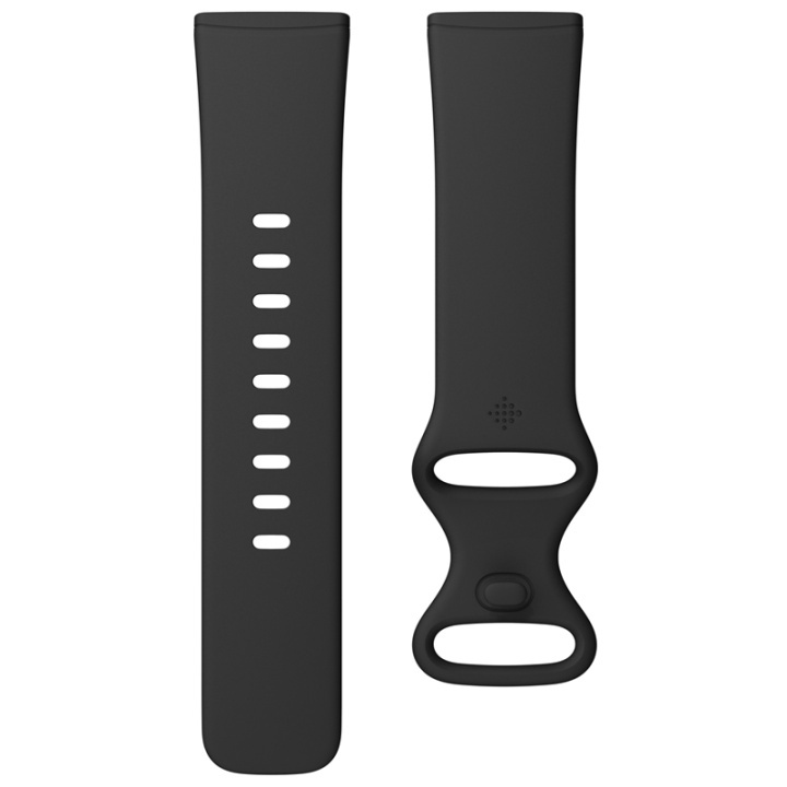 Fitbit Versa 3/Sense Armband Black (L ryhmässä URHEILU, VAPAA-AIKA JA HARRASTUS / Urheilu- ja sykekellot / Tarvikkeet @ TP E-commerce Nordic AB (38-19879)